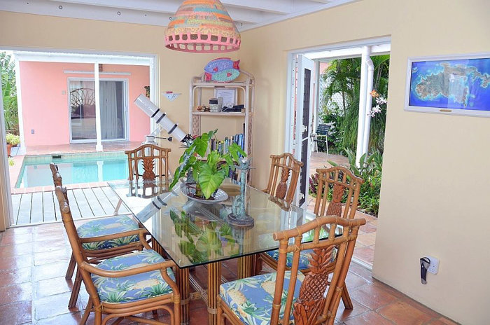 The great room dining table for six